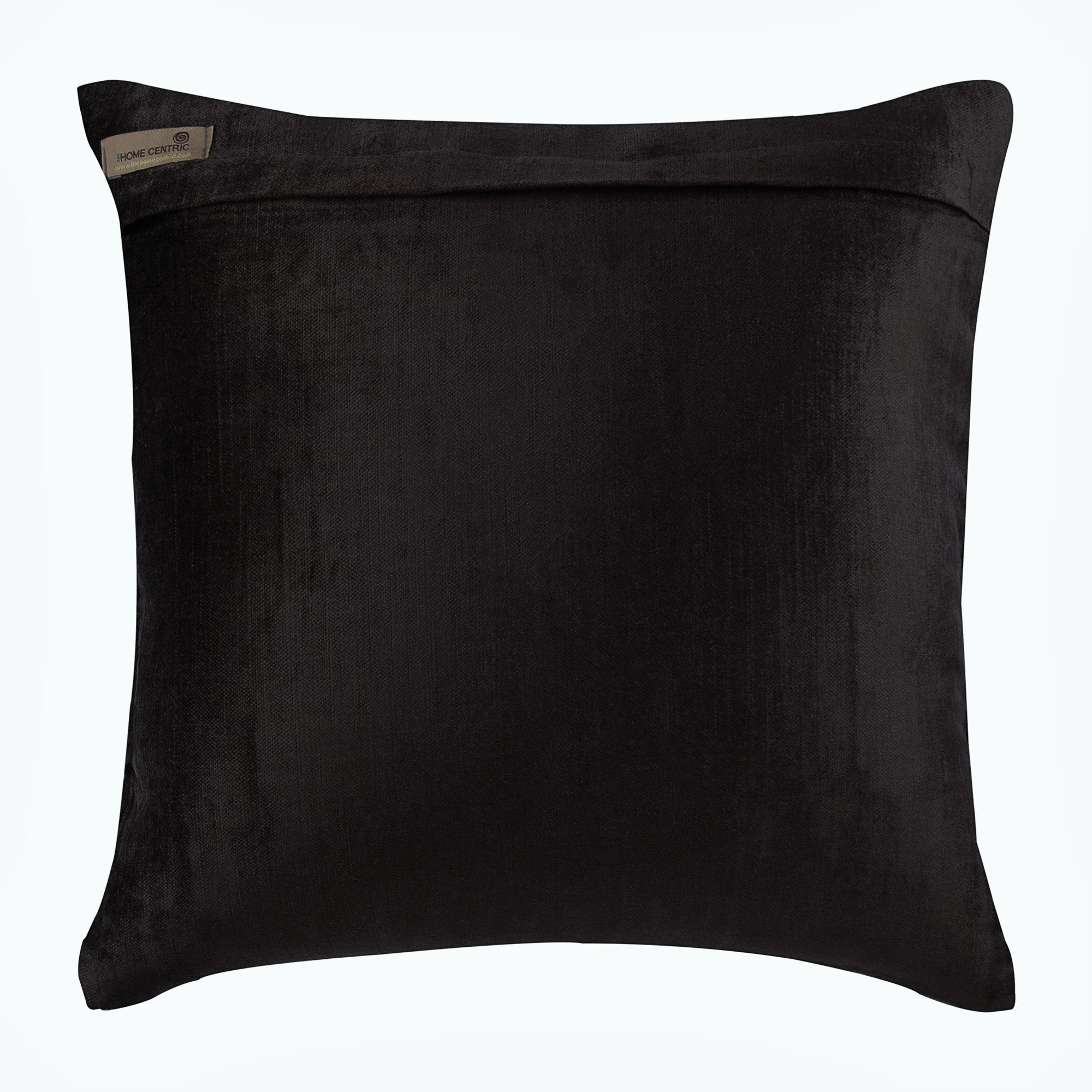 Night Wish - Dark Gray Velvet Throw Pillow Cover