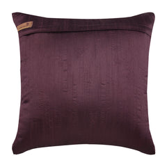 Paintbrush Flower - Plum Velvet Throw Pillow Cover