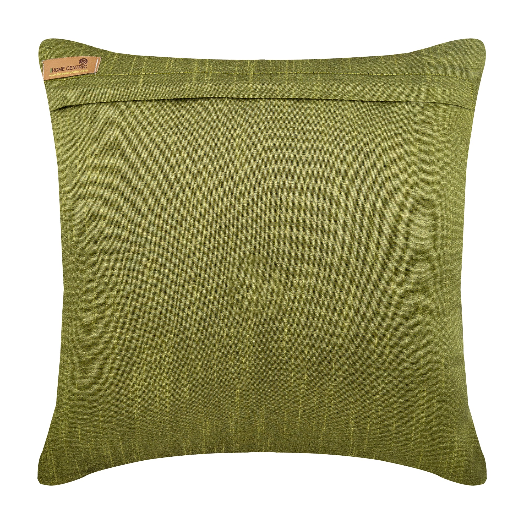 Peacock Abstract Silk Throw Pillow Cover