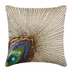 Peacock Beauty Pillow Cover