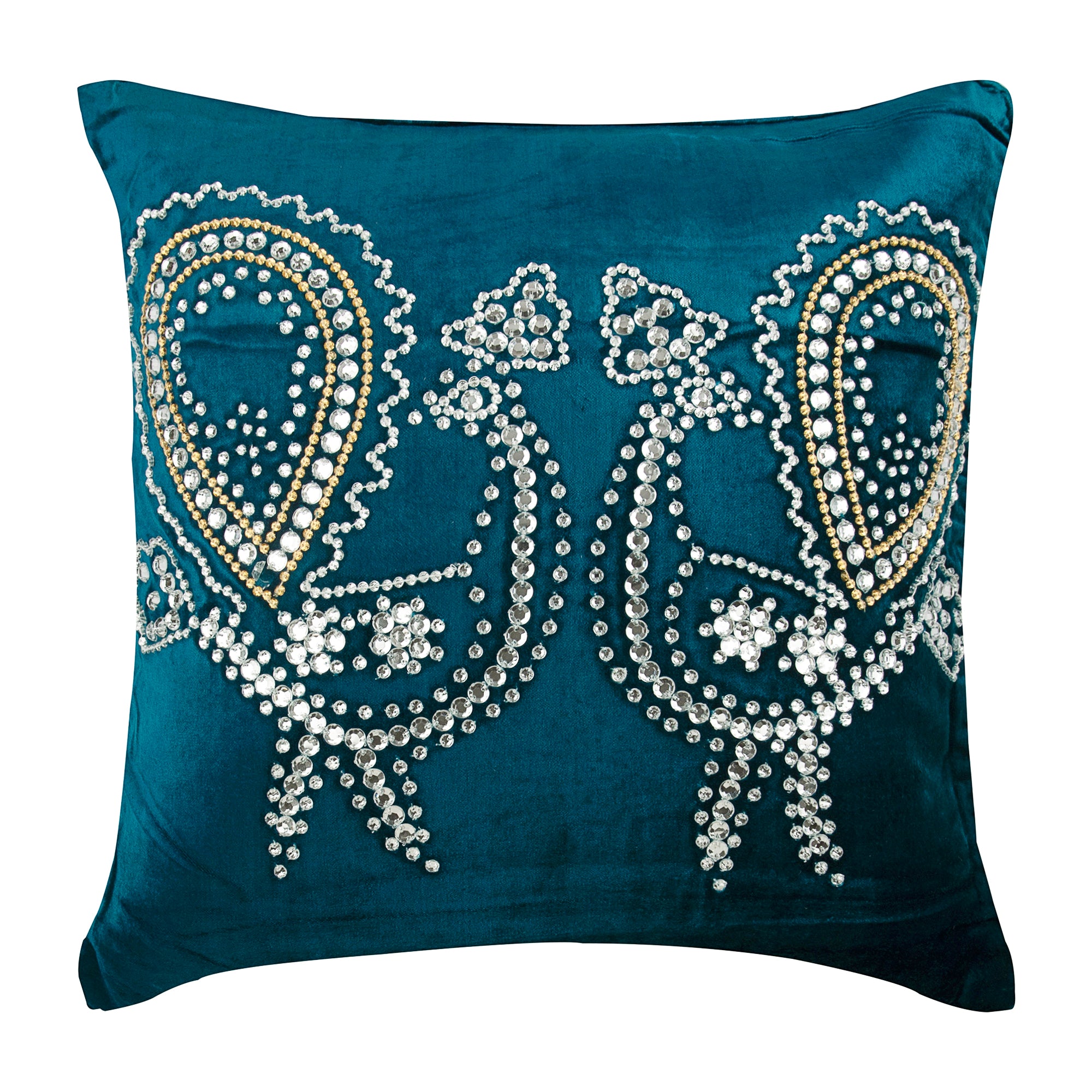 Peacock Deco Pillow Cover