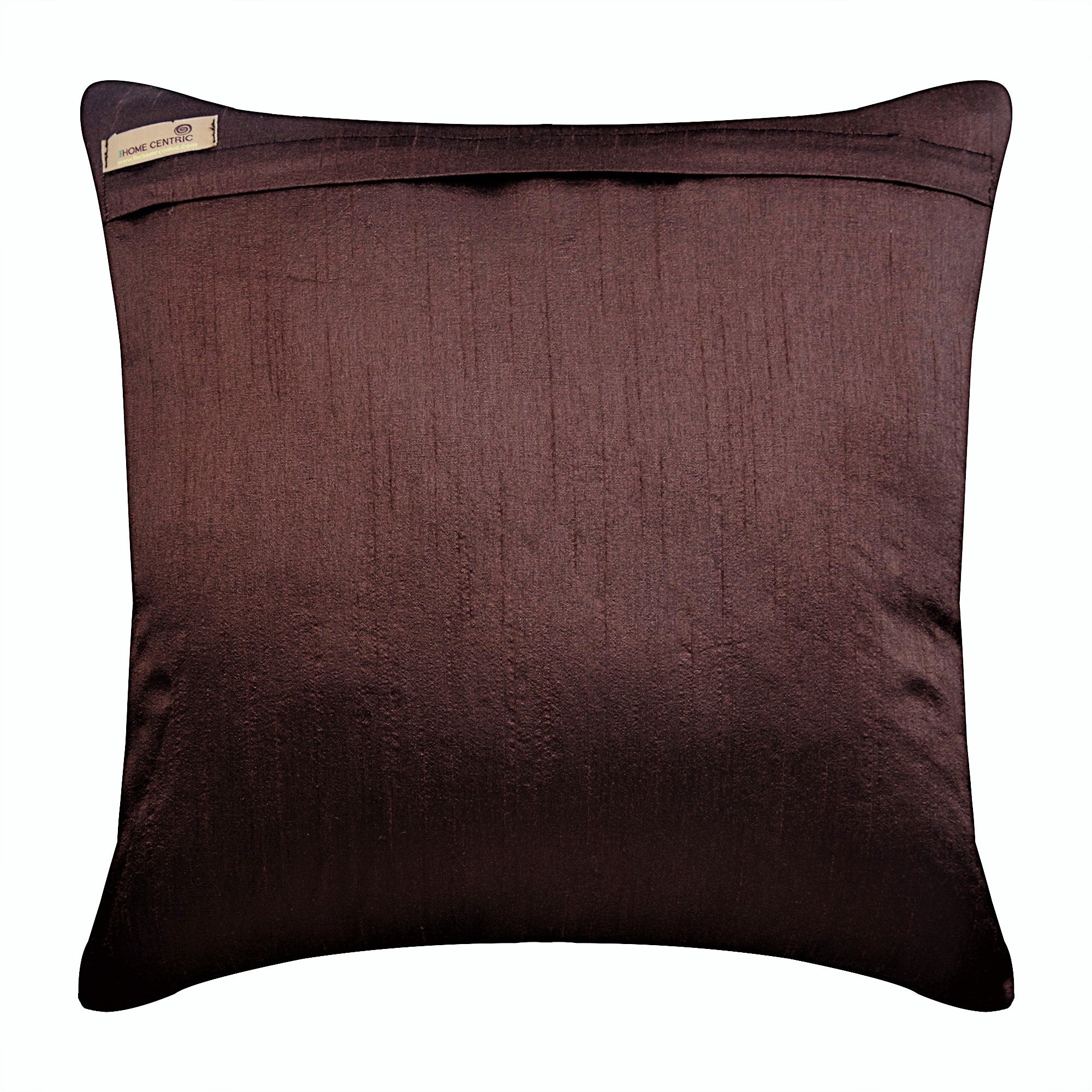 Peacock Sparkle Beaded Throw Pillow Cover