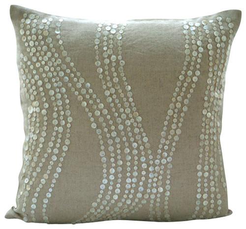 Pearl Linen Charm Euro Sham
