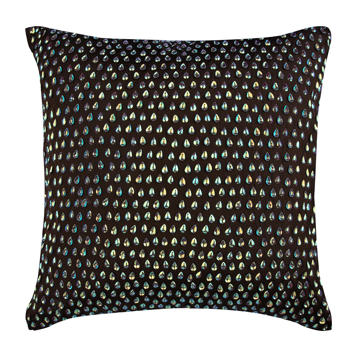 Persian Peacock Sequins Decorative Euro Sham