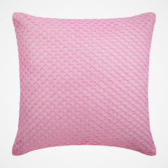 Pink Beehive - Pink Taffeta Decorative Euro Sham
