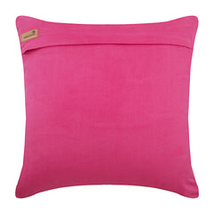 Pink Love Tune - Fuchsia Pink Faux Suede Throw Pillow Cover