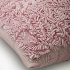 Pink Paradise - Pink Art Silk Decorative Euro Sham