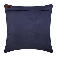 Plum Rose - Purple Faux Suede Throw Pillow Cover