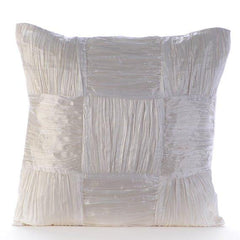 Dreamy Rust - Orange Silk Throw Pillow Cover