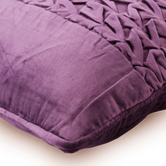 Purple Love - Purple Velvet Throw Pillow Cover