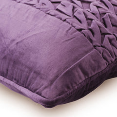 Purple Love - Purple Velvet Decorative Euro Sham