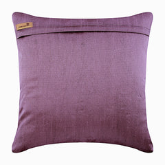 Purple Sea - Purple Art Silk Throw Pillow Cover
