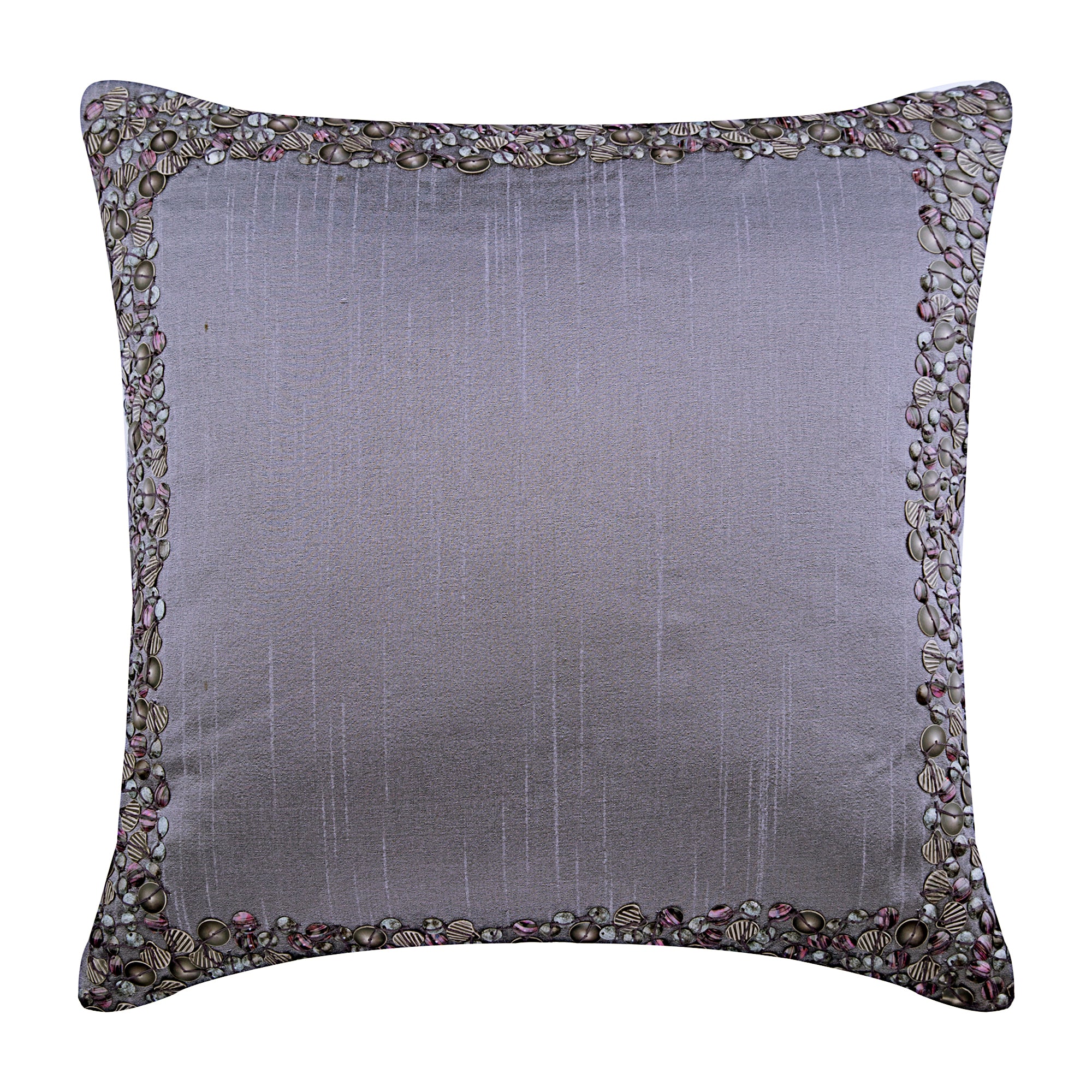 Purple Shells Pillow Cover
