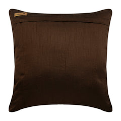 Red Lotuses Embroidery Throw Pillow Cover