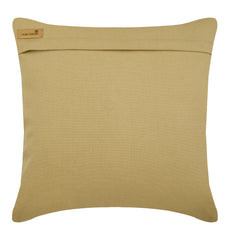 Reflectors - Beige Cotton Canvas Throw Pillow Cover