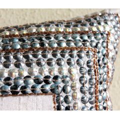 Refreshed - Light Gray Art Silk Throw Pillow Cover