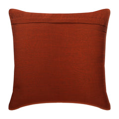 Rusty - Rust Art Silk Throw Pillow Cover
