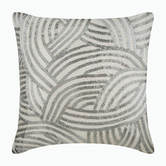 Silver Chains Pillow Cover
