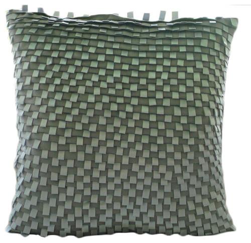 Silver Gray Lining Euro Sham