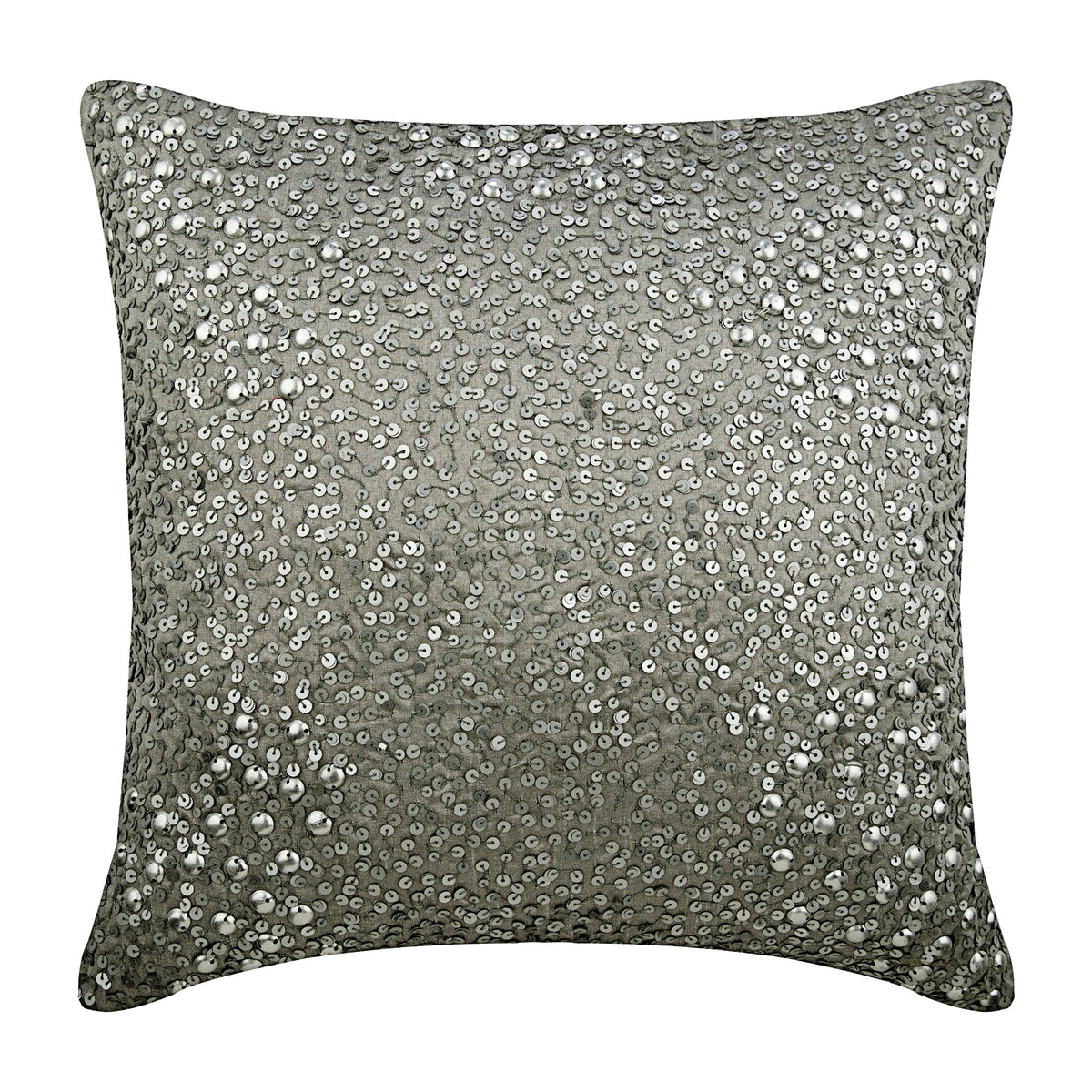 Silver Wedding Pillow Cover