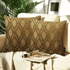 Stralight Gold - Gold Velvet Decorative Euro Sham
