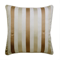 Striped With Beige Pillow Cover