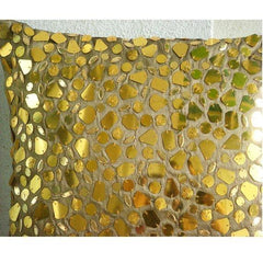 The Gold Mosiac Sequins Decorative Euro Sham