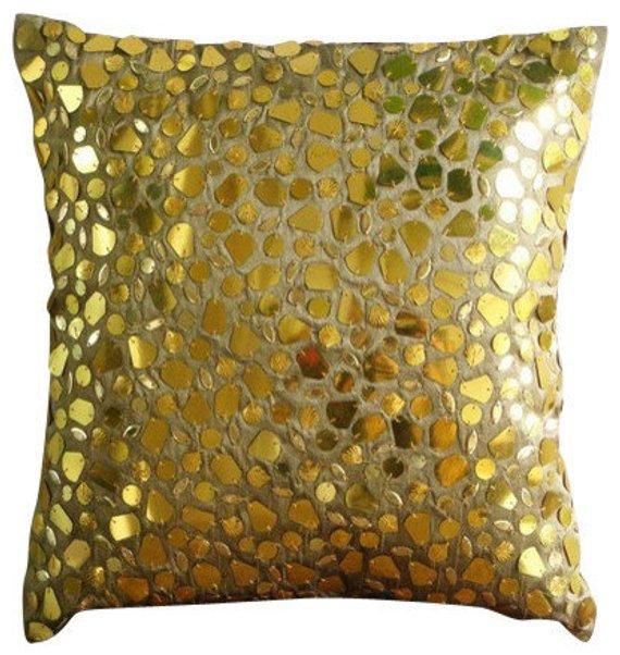 The Gold Mosiac Euro Sham