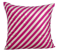 Unfolding Purple Copper - Purple Art Silk Throw Pillow Cover