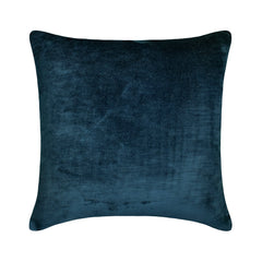 Velvet Blue Jules - Blue Velvet Decorative Euro Sham