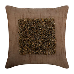 Vintage Champagne Brown Pillow Cover
