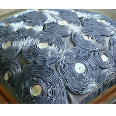 Vintage Paradise - Gray Art Silk Decorative Euro Sham