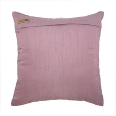 Vintage Romance - Pink Art Silk Decorative Euro Sham
