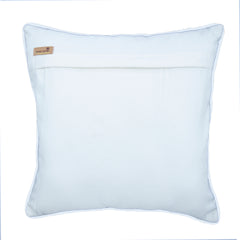 Waking Up To Bloom - Ivory Cotton Linen Throw Pillow Cover