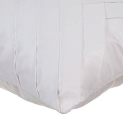 White No Limits No Lines - White Suede Throw Pillow Cover