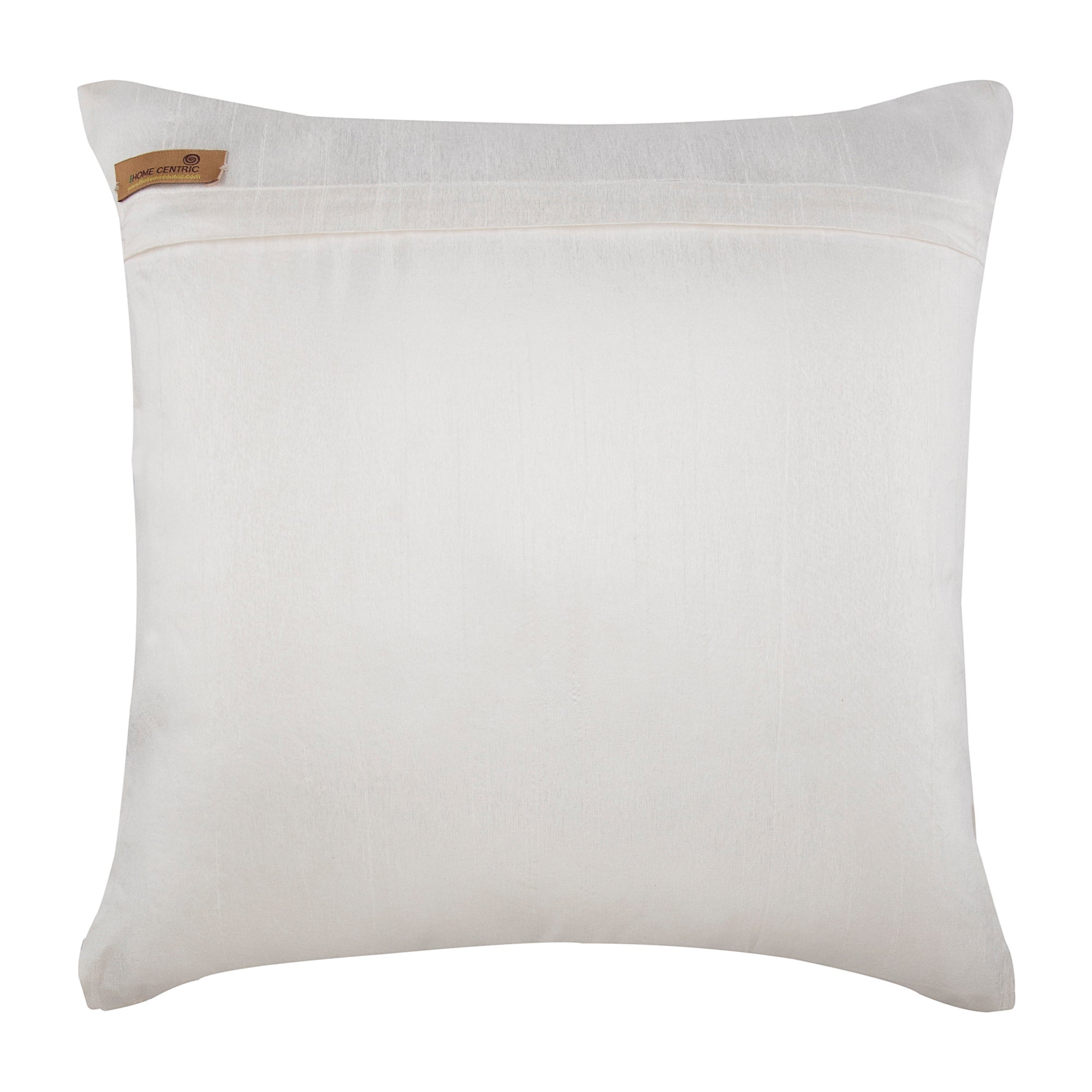 Wintry Blue Leaves Throw Pillow Cover